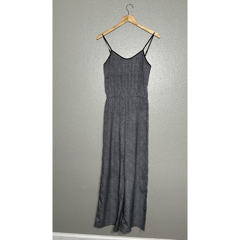 Michael Kors Wide leg Romper Black White XS